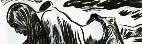 Blutch expose ses travaux 2008 à la galerie BDArtist(e)